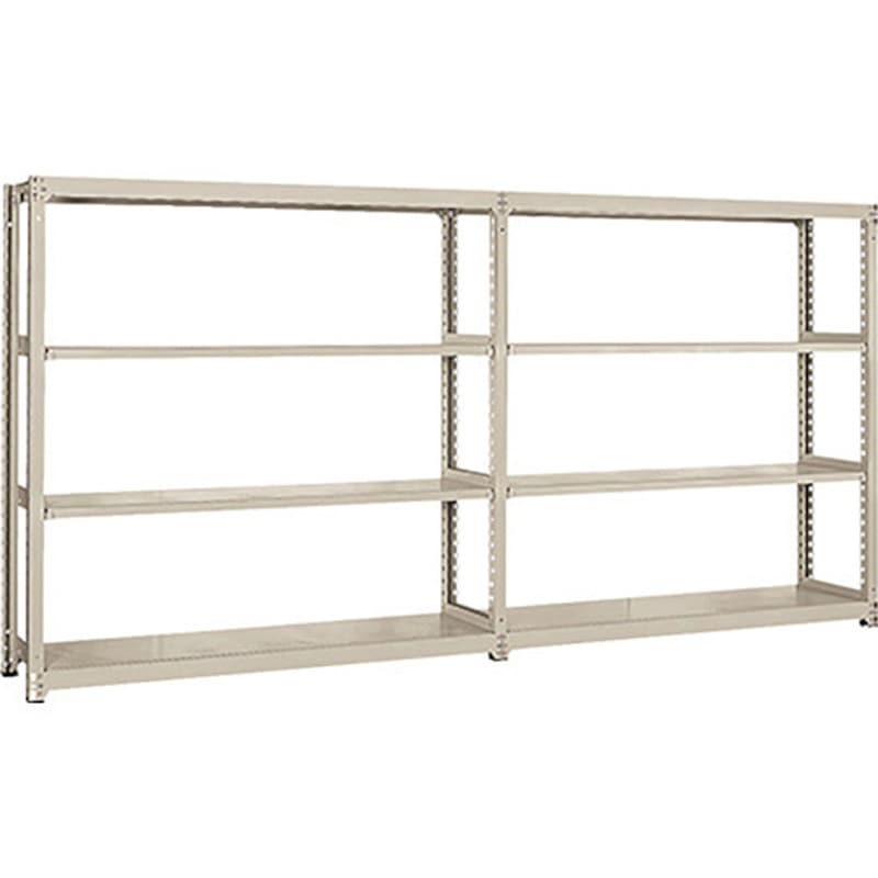 NMK7460-5R 軽量ラック(配送設置サービスなし) ナイキ サングレー色 連結タイプ 外形寸法1203×604×2106mm  NMK7460-5R