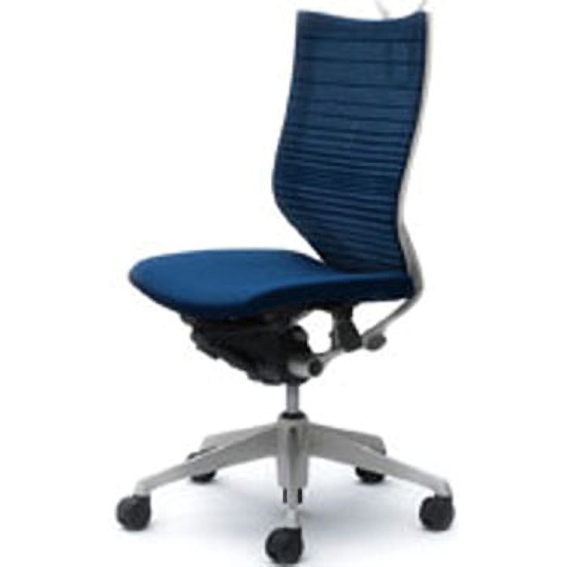 CP36DW-FGR3 オフィスシーティング バロン 肘無 ハイバック 背グラデーションサポートメッシュ オカムラ(岡村製作所) ミディアムブルー色   CP36DW-FGR3