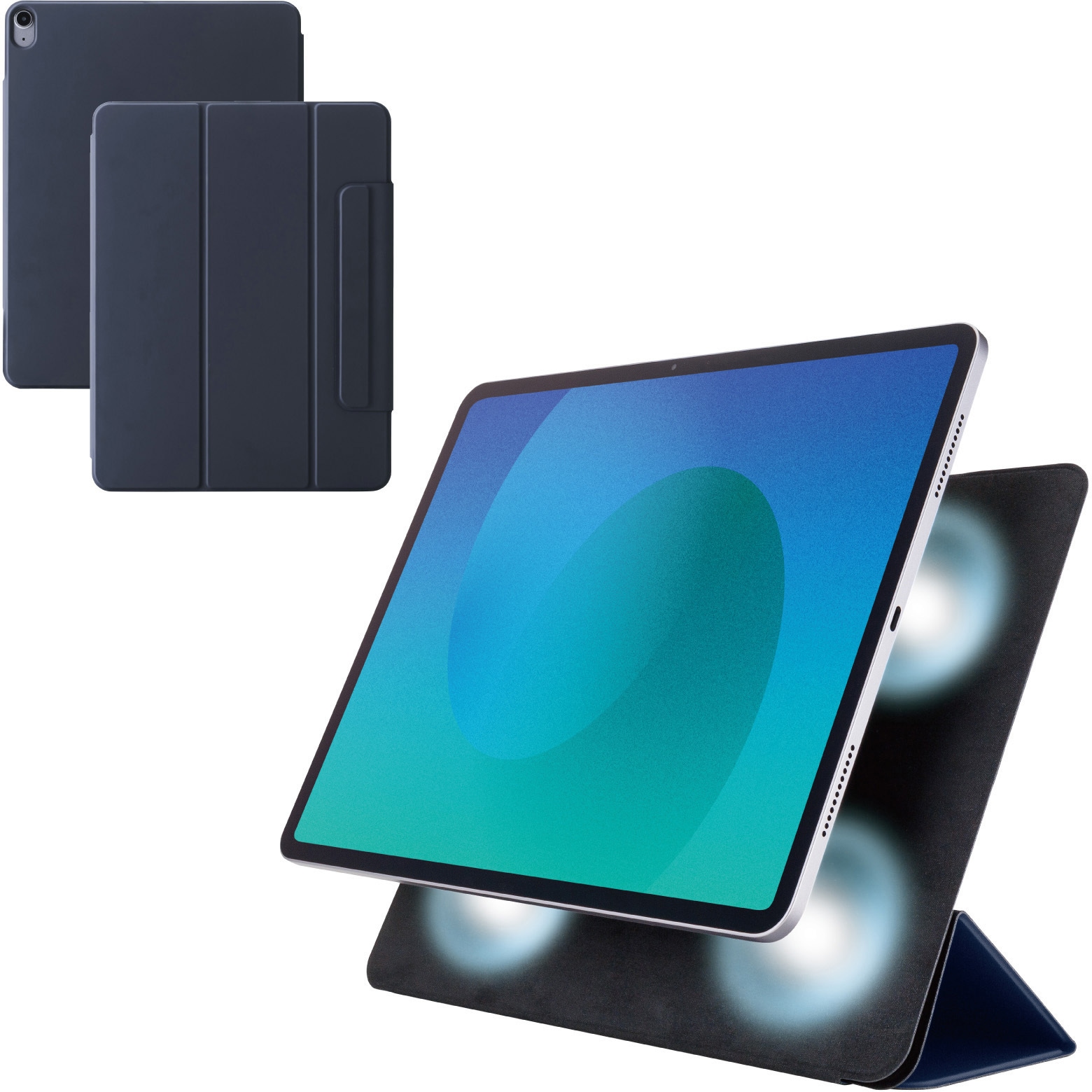 TB-A25XWVPF2NV iPad Air ケース 13インチ (M3/M2) マグネット着脱フラップ 2アングル 三つ折りスタンド オートスリープ 1個 エレコム 【通販モノタロウ】