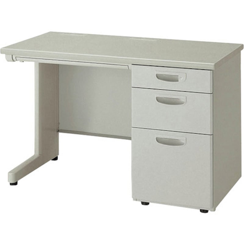 NED117B-AWH NEDシリーズ  片袖デスク(配送・組立サービス付き) ナイキ 天板厚さ30mm