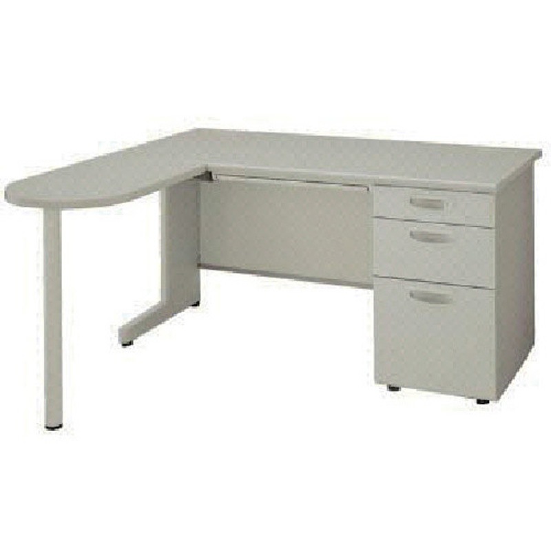 NED147BLL-AWH 片袖デスク(L型) ナイキ 天板厚さ30mm  NED147BLL-AWH