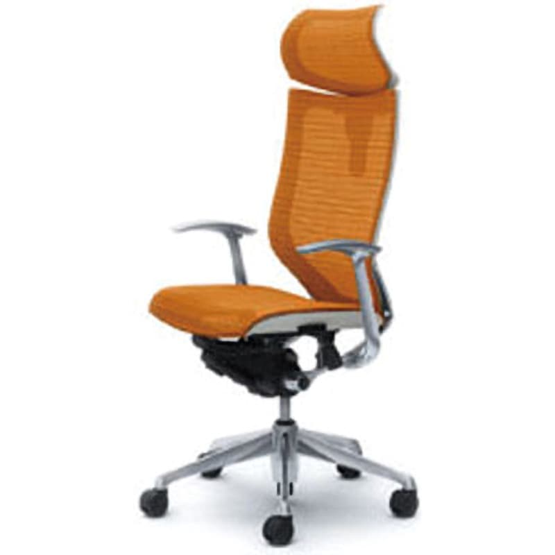 CP41AW-FDH8 オフィスシーティング バロン 固定肘 EXハイバック 可動ヘッドレスト 背スタンダードメッシュ 1脚 オカムラ(岡村製作所) 【通販モノタロウ】