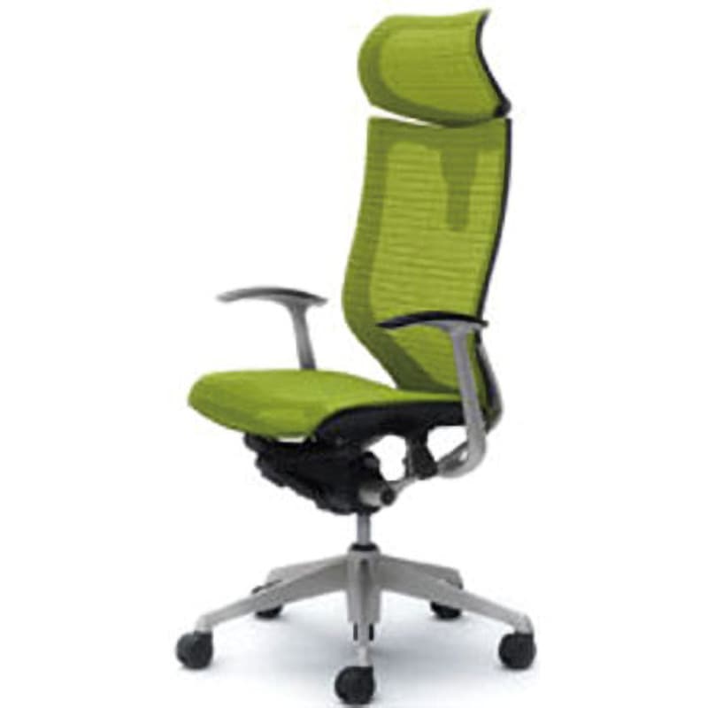 CP41CR-FDH6 オフィスシーティング バロン 固定肘 EXハイバック 可動ヘッドレスト 背スタンダードメッシュ 1脚 オカムラ(岡村製作所) 【通販モノタロウ】