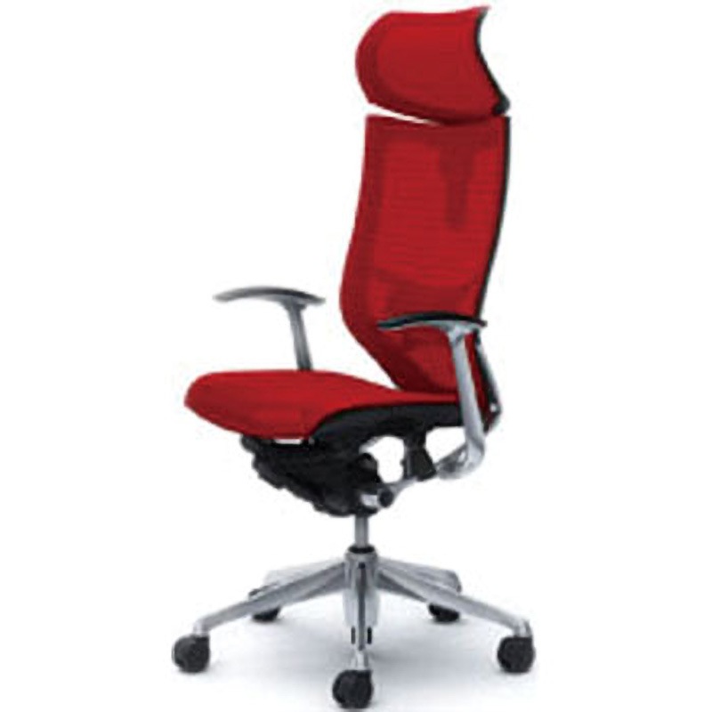 CP41AS-FDH9 オフィスシーティング バロン 固定肘 EXハイバック 可動ヘッドレスト 背スタンダードメッシュ 1脚 オカムラ(岡村製作所) 【通販モノタロウ】