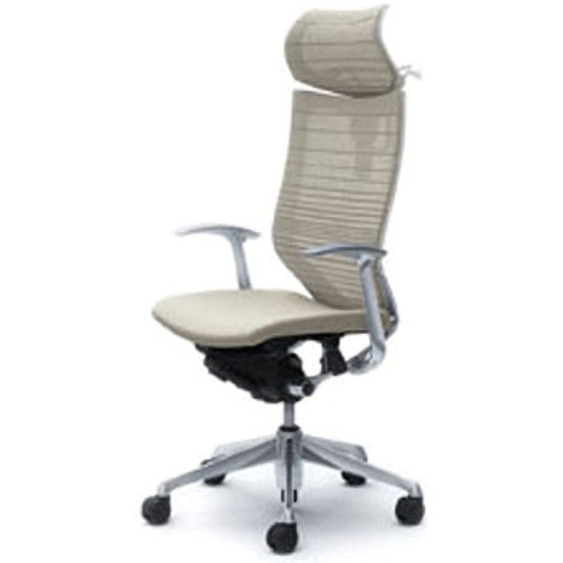 CP42BW-FGR2 オフィスシーティング バロン 固定肘 EXハイバック 可動ヘッドレスト 背グラデーションサポートメッシュ 1脚 オカムラ(岡村製作所) 【通販モノタロウ】