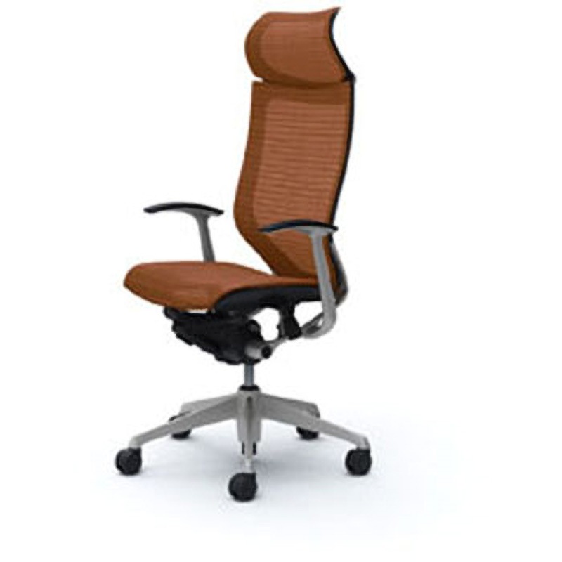 CP47CR-FEH8 オフィスシーティング バロン 固定肘 EXハイバック 固定ヘッドレスト 背スタンダードメッシュ 1脚 オカムラ(岡村製作所) 【通販モノタロウ】