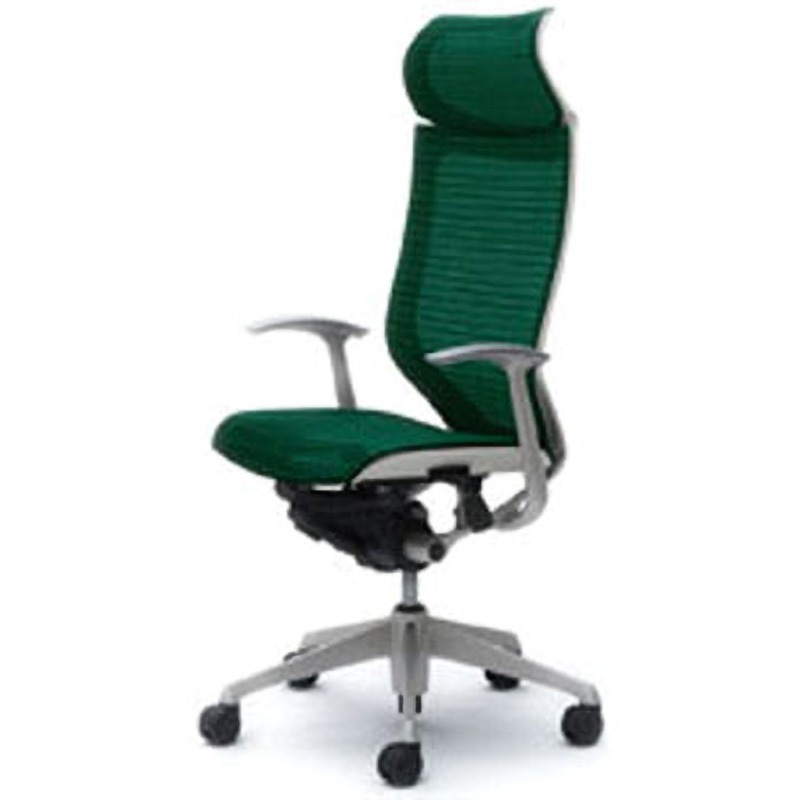 CP47CW-FEH5 オフィスシーティング バロン 固定肘 EXハイバック 固定ヘッドレスト 背スタンダードメッシュ 1脚 オカムラ(岡村製作所) 【通販モノタロウ】