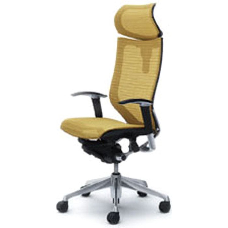 CP81AR-FEH7 オフィスシーティング バロン 可動肘 EXハイバック 可動ヘッドレスト 背スタンダードメッシュ 1脚 オカムラ(岡村製作所) 【通販モノタロウ】