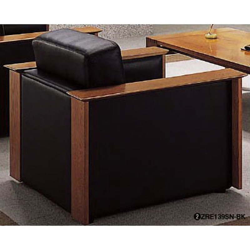 ZRE139SN-BK ZRE139シリーズ アームチェアー ナイキ ブラック色 本体幅860mm奥行860mm高さ740mm外形寸法860×860×740mm