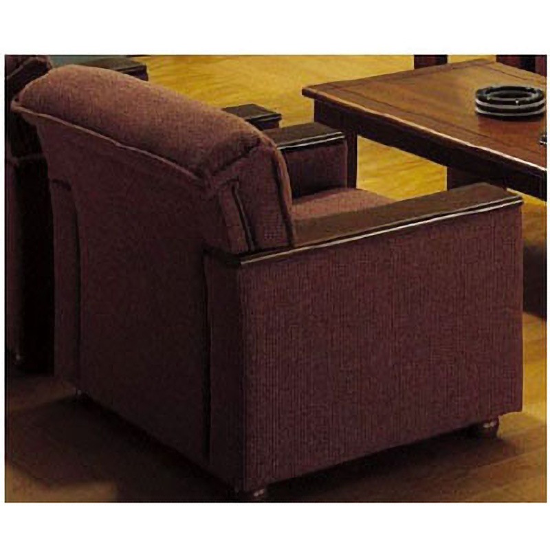 ZRE79SN-BR ZRE79Sシリーズ アームチェアー ナイキ ブラウン色 布張り 本体幅780mm奥行810mm高さ700mm外形寸法780×810×700mm