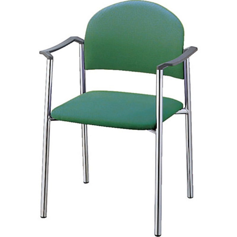 E164FB-LGR パイプチェアー ナイキ 布張り 材質Φ25.4mmスチール丸パイプ塗装仕上脚 質量6kg