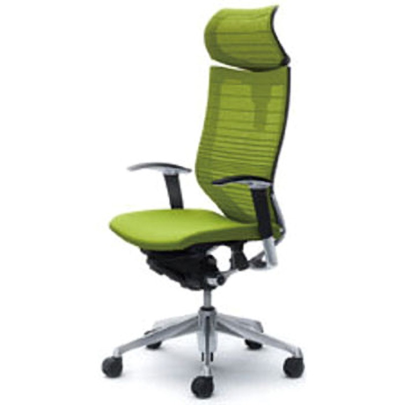 CP81BR-FGR5 オフィスシーティング バロン 可動肘 EXハイバック 可動ヘッドレスト 背グラデーションサポートメッシュ 1脚 オカムラ(岡村製作所) 【通販モノタロウ】