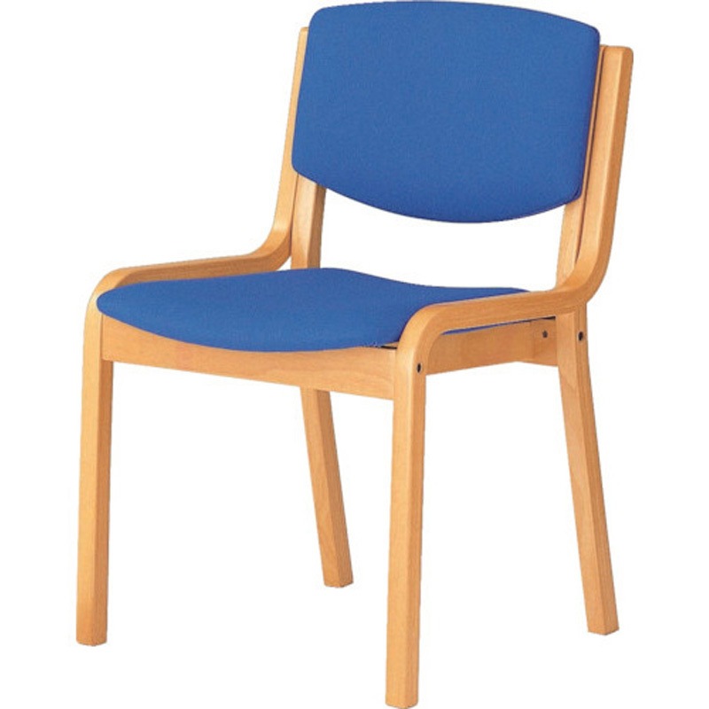 E204-LGR 木製チェアー ナイキ 外形寸法530×510×790mm  E204-LGR