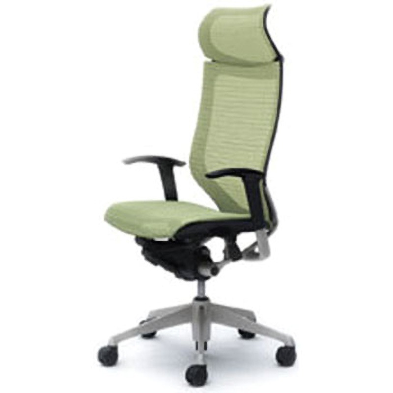 CP87CR-FEH6 オフィスシーティング バロン 可動肘 EXハイバック 固定ヘッドレスト 背スタンダードメッシュ 1脚 オカムラ(岡村製作所) 【通販モノタロウ】