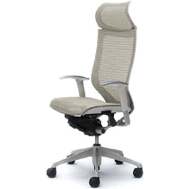 CP87CW-FEH3 オフィスシーティング バロン 可動肘 EXハイバック 固定ヘッドレスト 背スタンダードメッシュ 1脚 オカムラ(岡村製作所) 【通販モノタロウ】 109,890円