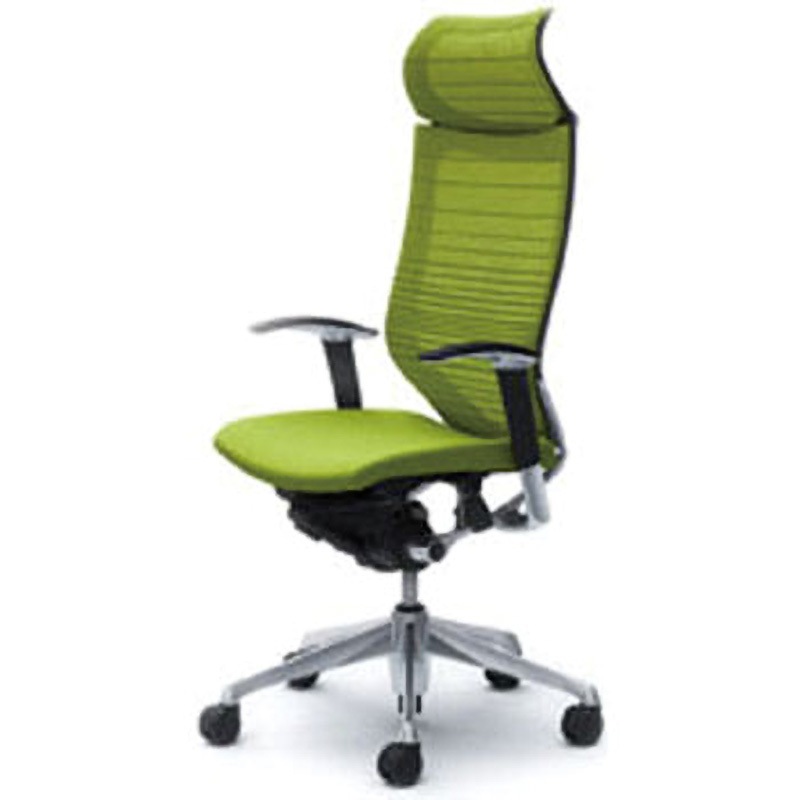 CP87BR-FGR5 オフィスシーティング バロン 可動肘 EXハイバック 固定ヘッドレスト 背グラデーションサポートメッシュ 1脚 オカムラ(岡村製作所) 【通販モノタロウ】