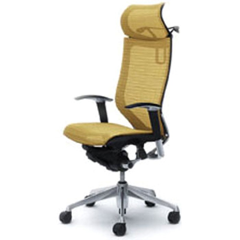 CP88AR-FEH7 オフィスシーティング バロン 可動肘 EXハイバック 固定ヘッドレスト 背スタンダードメッシュ 1脚 オカムラ(岡村製作所) 【通販モノタロウ】