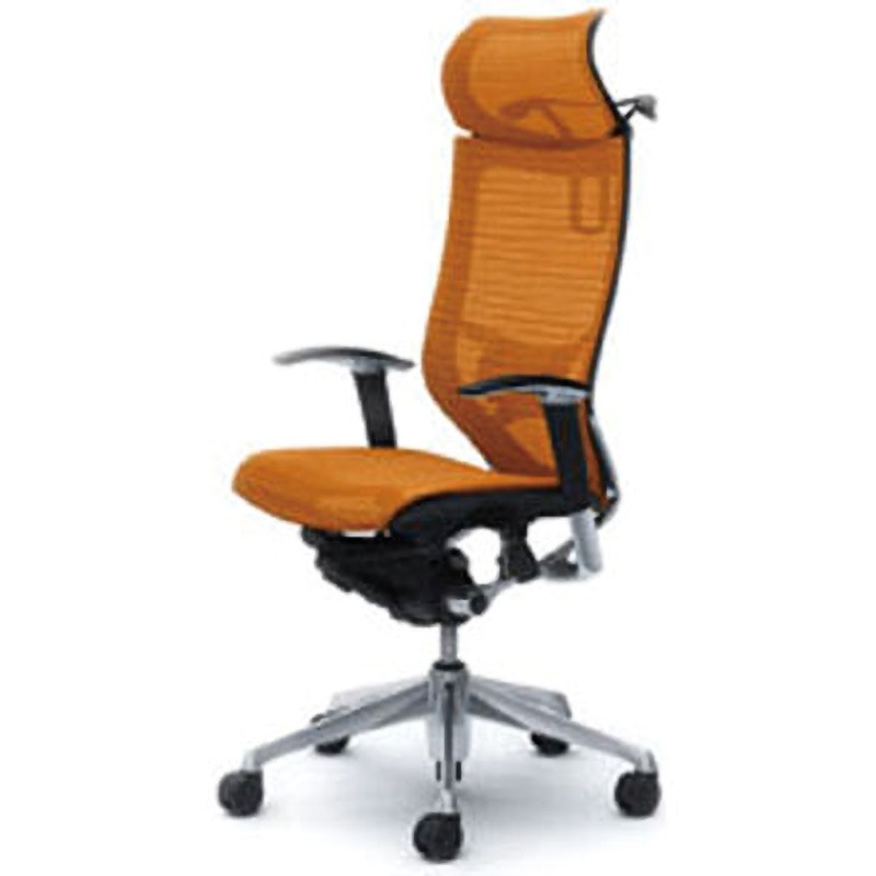 CP88AS-FDH8 オフィスシーティング バロン 可動肘 EXハイバック 固定ヘッドレスト 背スタンダードメッシュ 1脚 オカムラ(岡村製作所) 【通販モノタロウ】