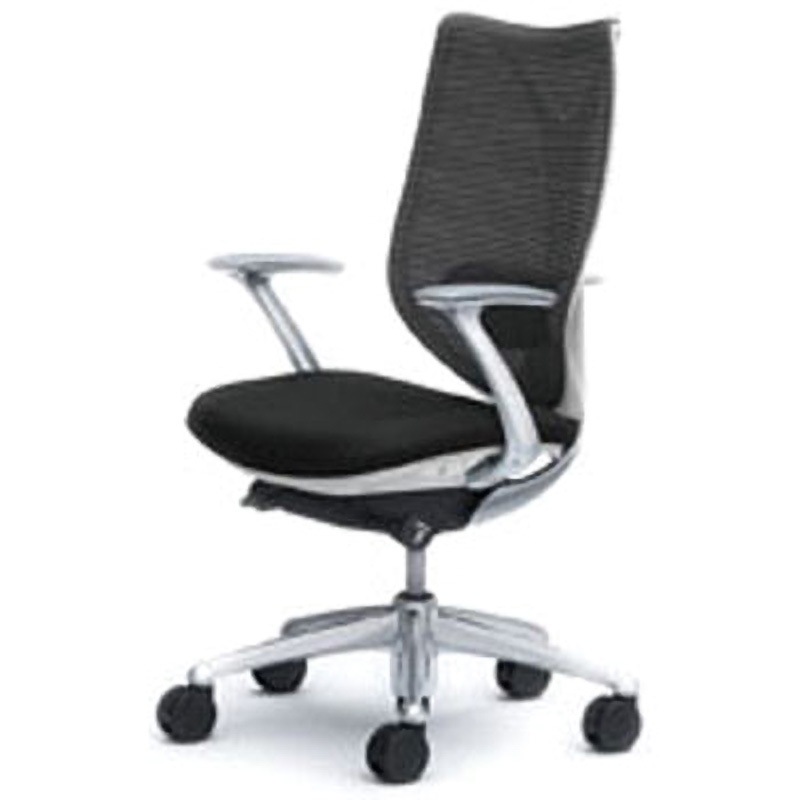 C843BY-FSY1 オフィスシーティング サブリナ スタンダード 固定肘 ハイバック オカムラ(岡村製作所) キャスターあり メッシュタイプ ホワイト   C843BY-FSY1