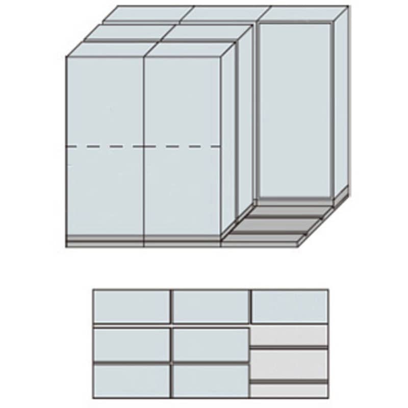 MNW-3321-BBB NW型並行移動書庫用ベース 1個 ナイキ 【通販モノタロウ】書庫・金庫・ロッカー