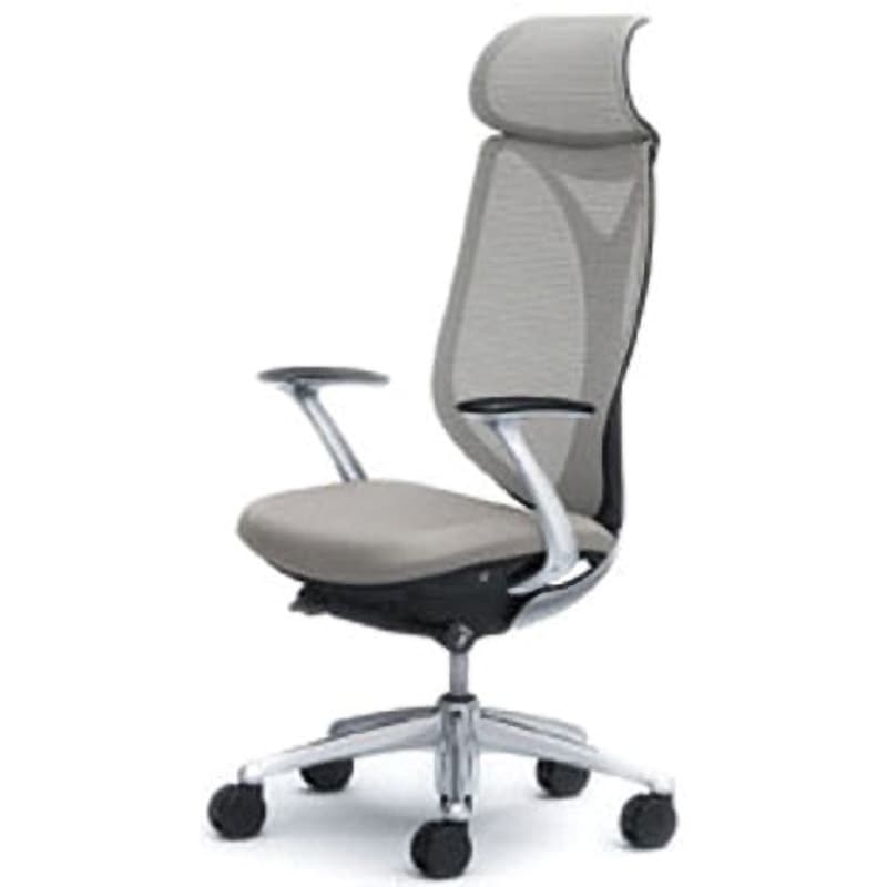 C845BR-FSZ3 オフィスシーティング サブリナ スタンダード 固定肘 エクストラハイバック オカムラ(岡村製作所) 肘掛あり メッシュタイプ ブラック ライトグレー色   C845BR-FSZ3