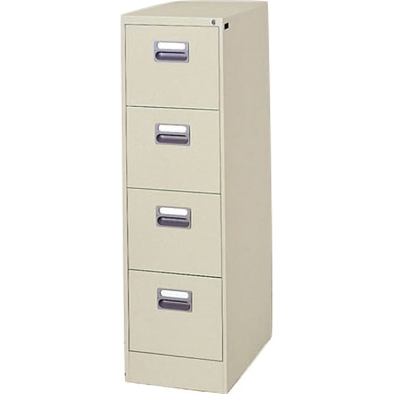 A4-4-LG ファイリングキャビネット ナイキ ライトグレー色 収納サイズA4高さ1335mm  A4-4-LG