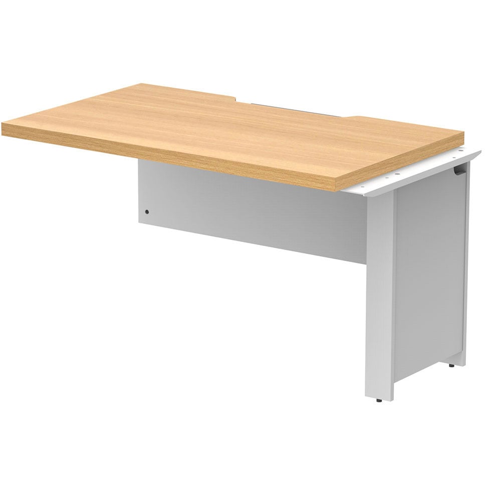 RFTFH-1270ADOA-WL ソリード フリーアドレス用ハーフデスク 増連 アール・エフ・ヤマカワ 高さ720mm天板厚さ40mm  RFTFH-1270ADOA-WL 23,026円