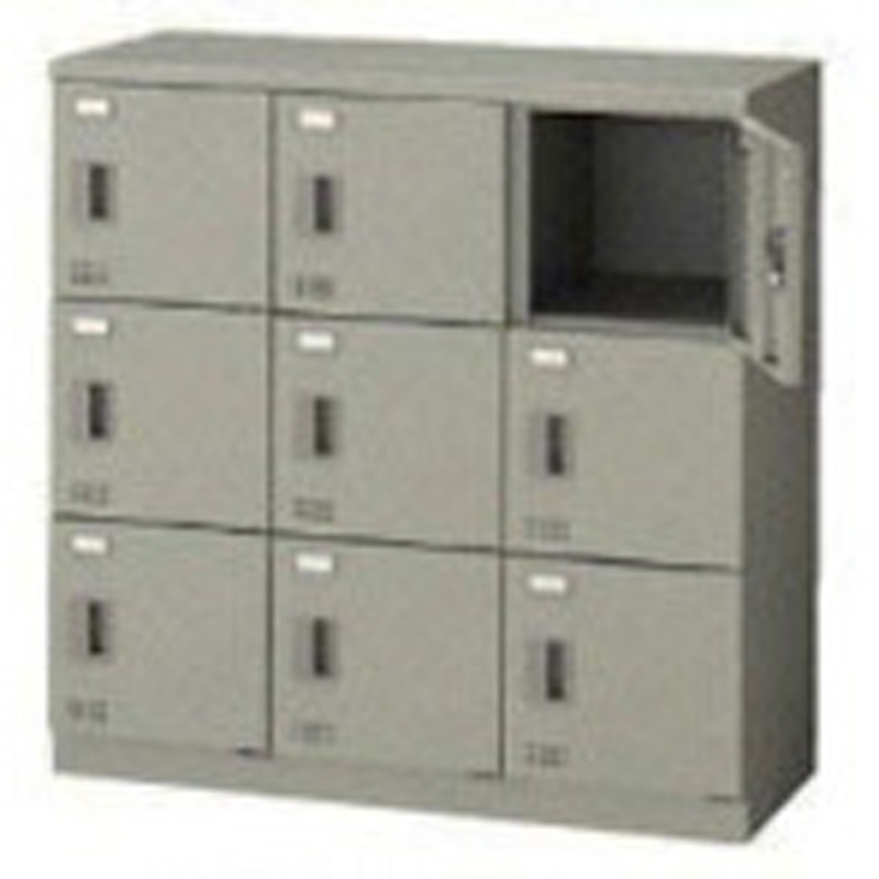 SL0909K-9-AW スクールロッカー(扉付) ナイキ ウォームホワイト色