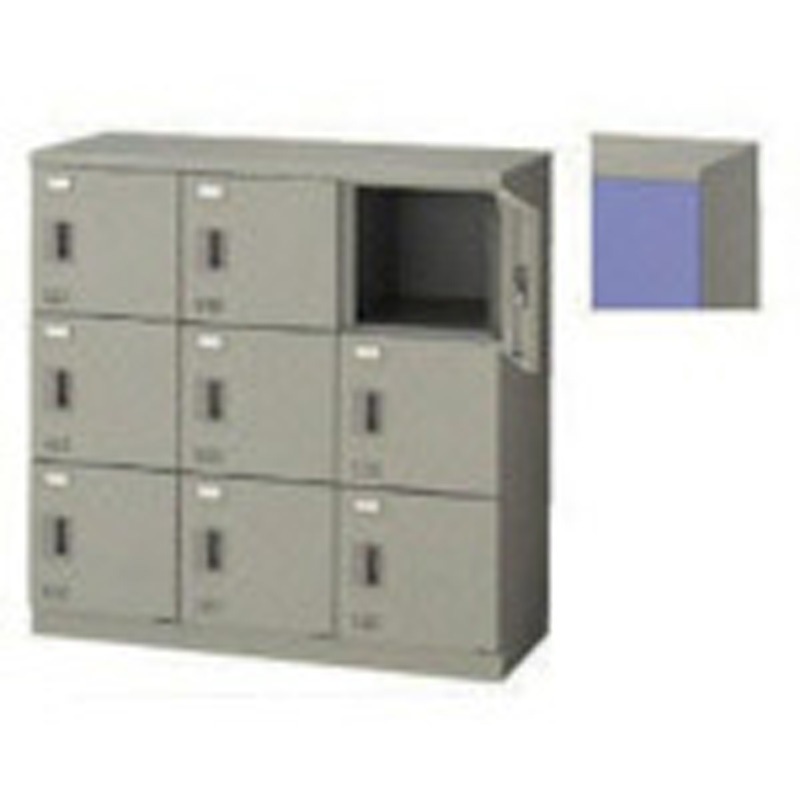 SL0909K-9-BL スクールロッカー(扉付) ナイキ ブルー色