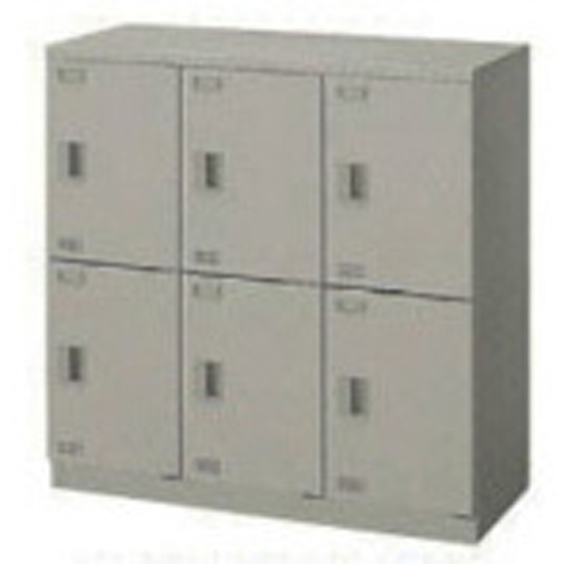 SL0909N-6-AW スクールロッカー(扉付) ナイキ ウォームホワイト色 南京錠   SL0909N-6-AW