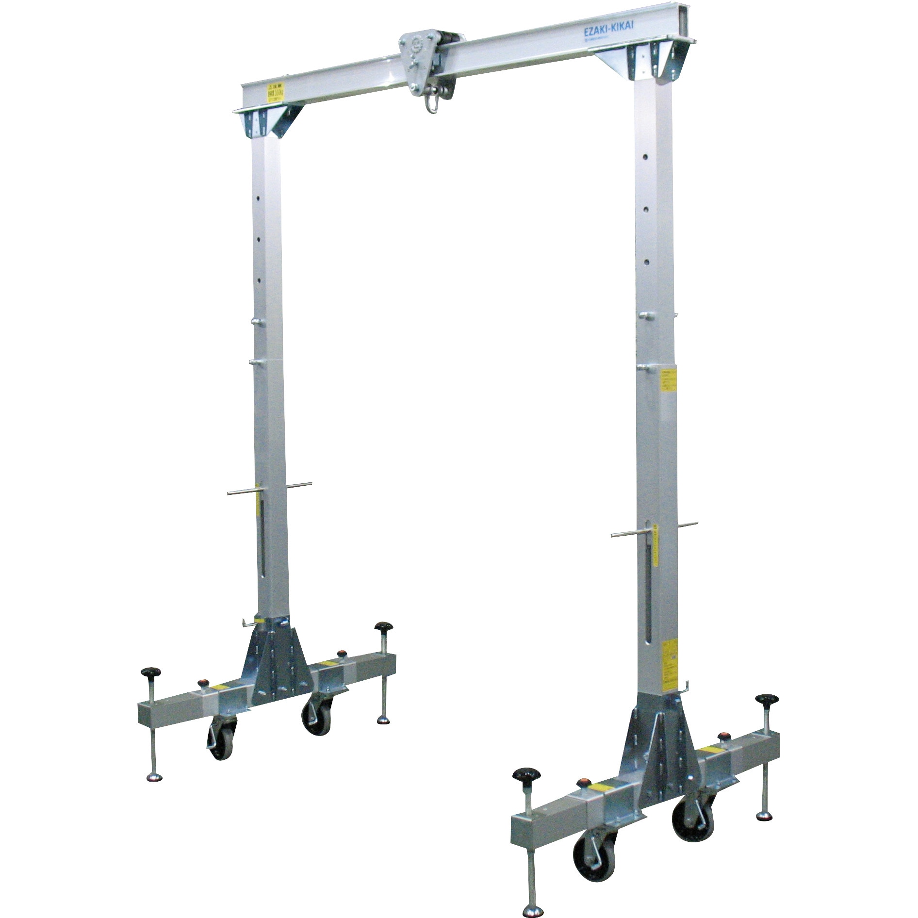 SLH28-S20-LH-300 アルミ合金製門型クレーンSLH型(柱部脚部伸縮・省スペースタイプ) 1台 江崎 【通販モノタロウ】