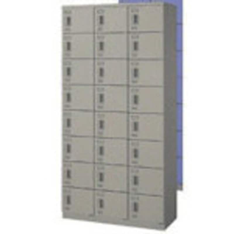 SB0918N-24-AW シューズボックス(窓無扉) ナイキ ウォームホワイト色 南京錠