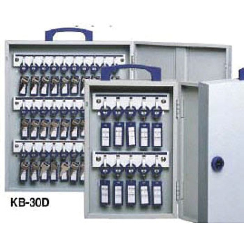 KB-30D キーボックス 田邊金属工業所 1個掛キーホルダー30個