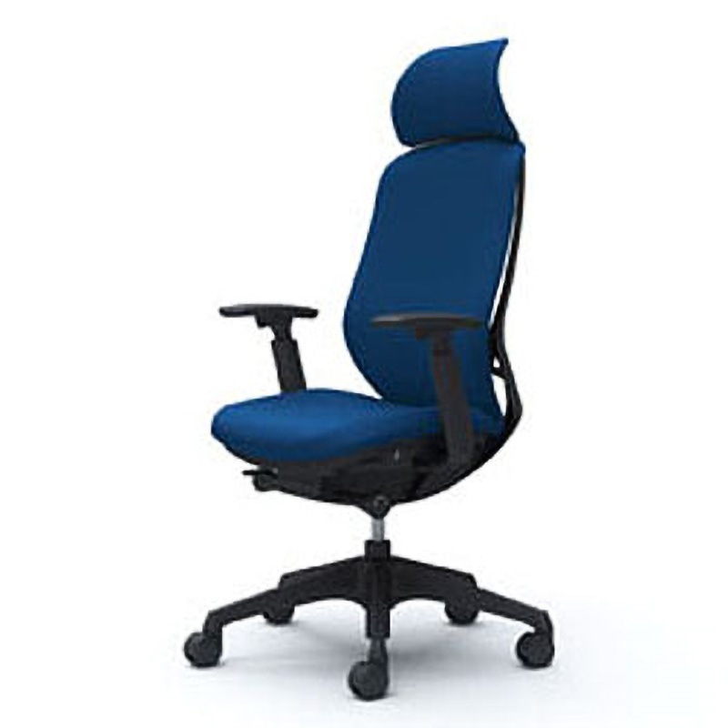 C68CXR-FSF3 オフィスシーティング シルフィ 可動肘 エクストラハイバック 背クッション 五本脚 オカムラ(岡村製作所) キャスターあり ブラック   C68CXR-FSF3