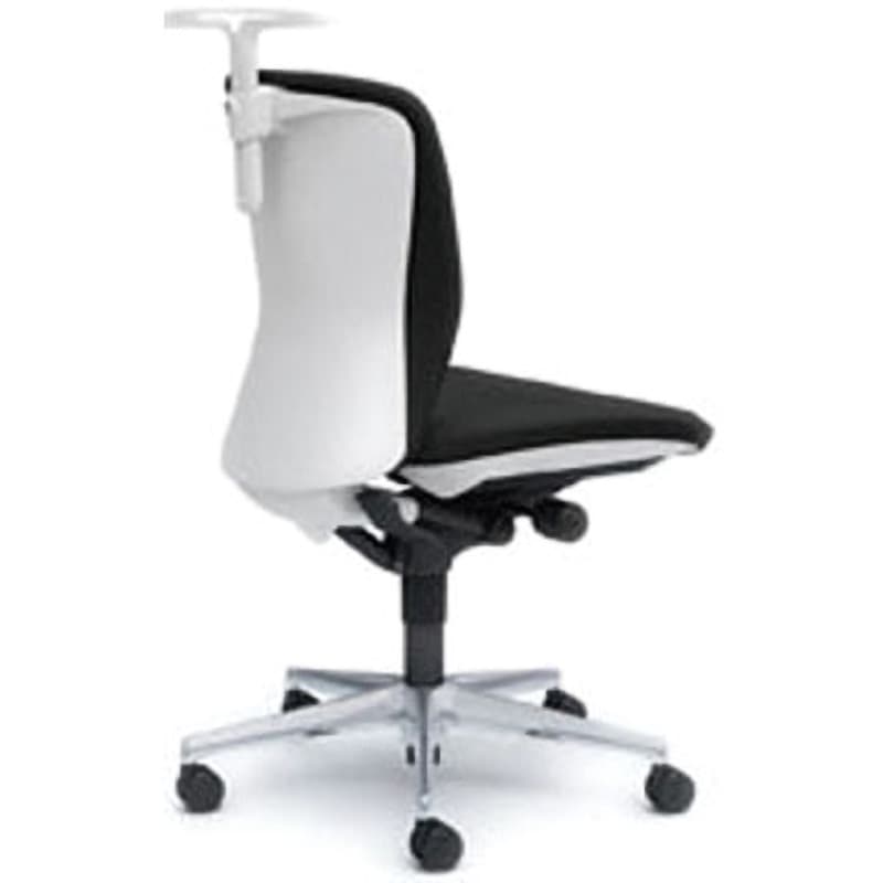 C332WA-FSF1 オフィスシーティング スラート 肘無 ローバック オカムラ(岡村製作所) キャスターあり ブラック色 ホワイト ハンガー付きタイプ  C332WA-FSF1 43,188円