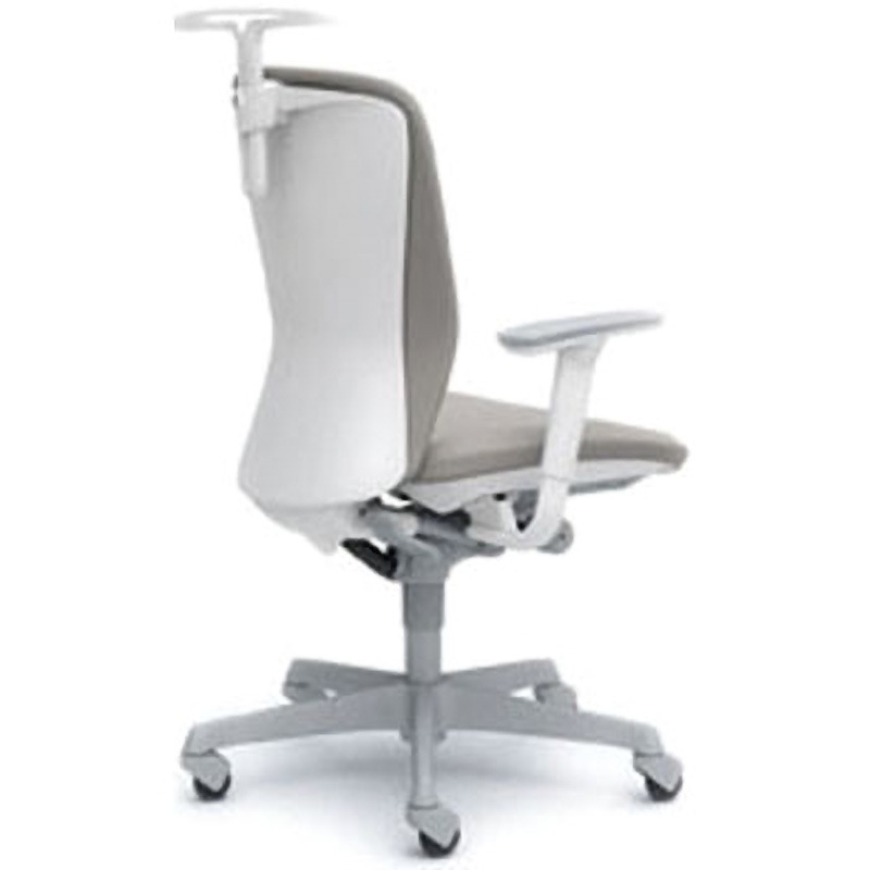 C386XR-FSG3 オフィスシーティング スラート 可動肘 ハイバック オカムラ(岡村製作所) キャスターあり ライトグレー色 幅615mm奥行645mm高さ948mm  C386XR-FSG3