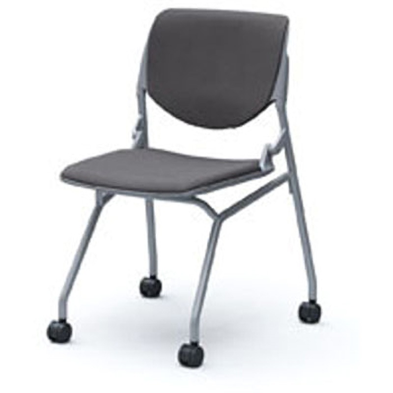 81S1BB-FSG2 ミーティングチェア ルナ 背パッド付き 4本脚 オカムラ(岡村製作所) ミディアムグレー色   81S1BB-FSG2 28,587円