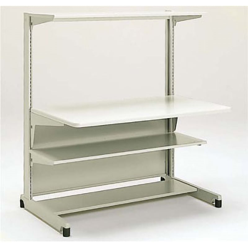 D397ND-MB51 OAラック 1200W 標準タイプ オカムラ(岡村製作所) ライトスモーク色 間口1216mm奥行850mm高さ1356mm  D397ND-MB51