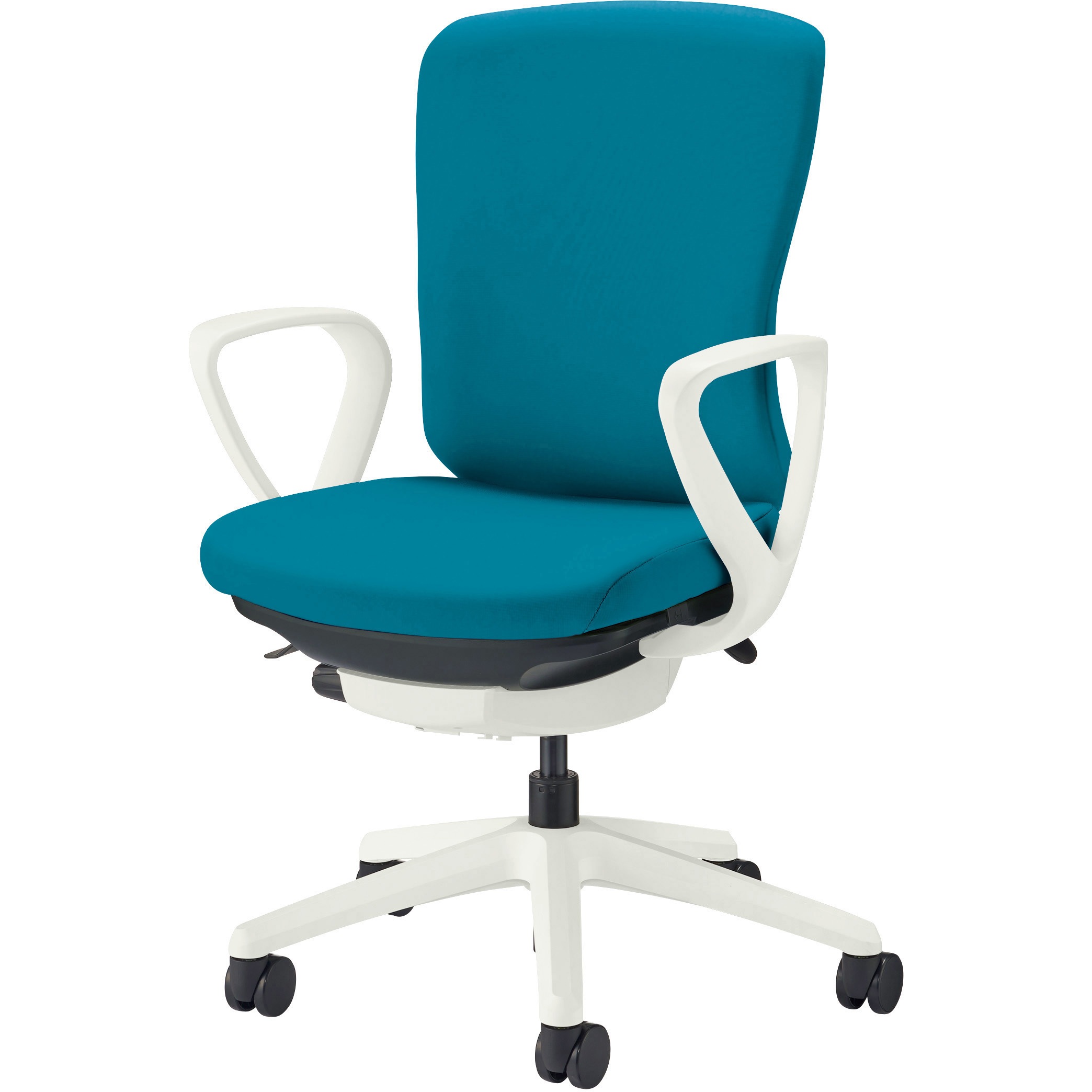 No.3511F-W オフィスチェアー バーサル 1脚 LION (ライオン事務器) 【通販モノタロウ】