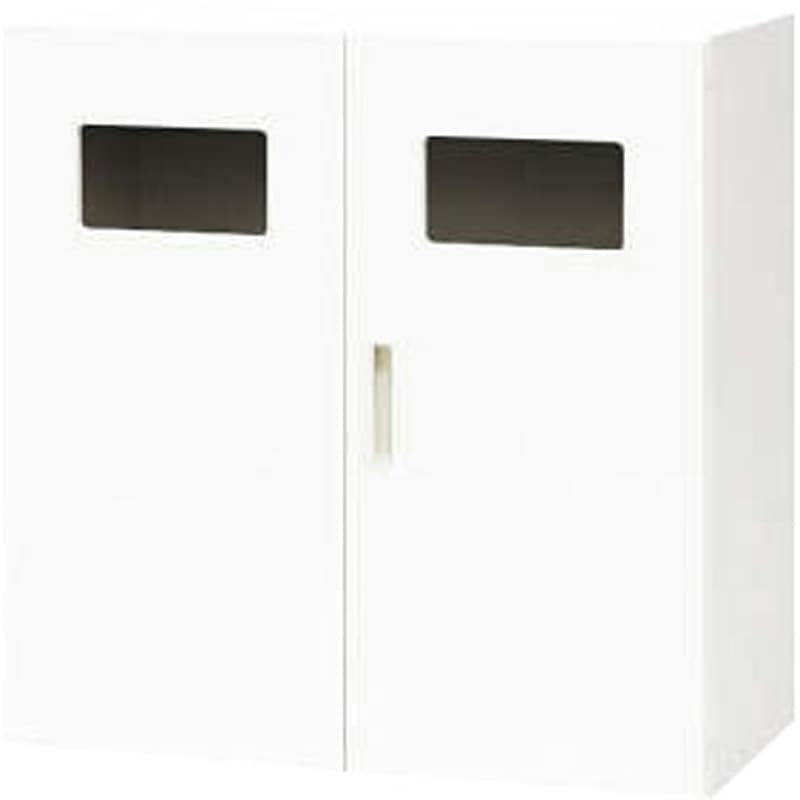 XW-09TB オフィスユニット LION (ライオン事務器) ホワイト色 上・下置両用 鍵付・ダストボックス2個付仕様 幅900mm奥行450mm高さ900mm  XW-09TB