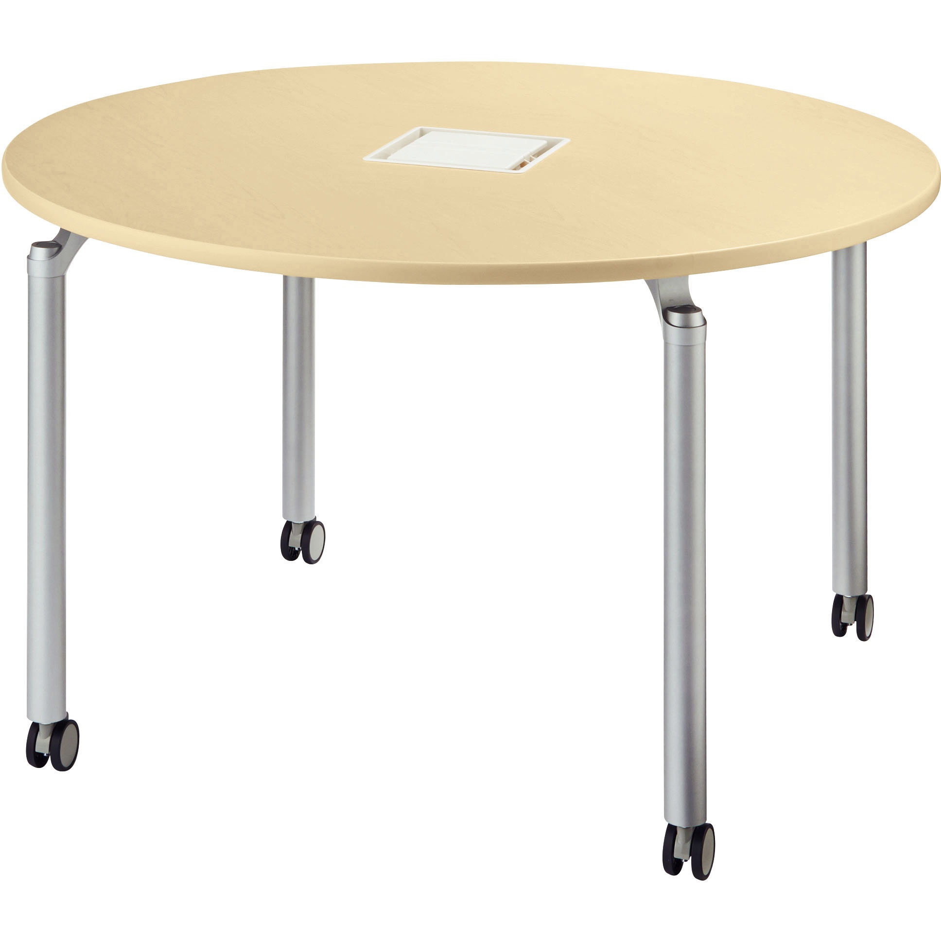 VAR-07-1212C-N テーブル LION (ライオン事務器) ナチュラル色 幅1200mm奥行1200mm高さ720mm  VAR-07-1212C-N 60,390円