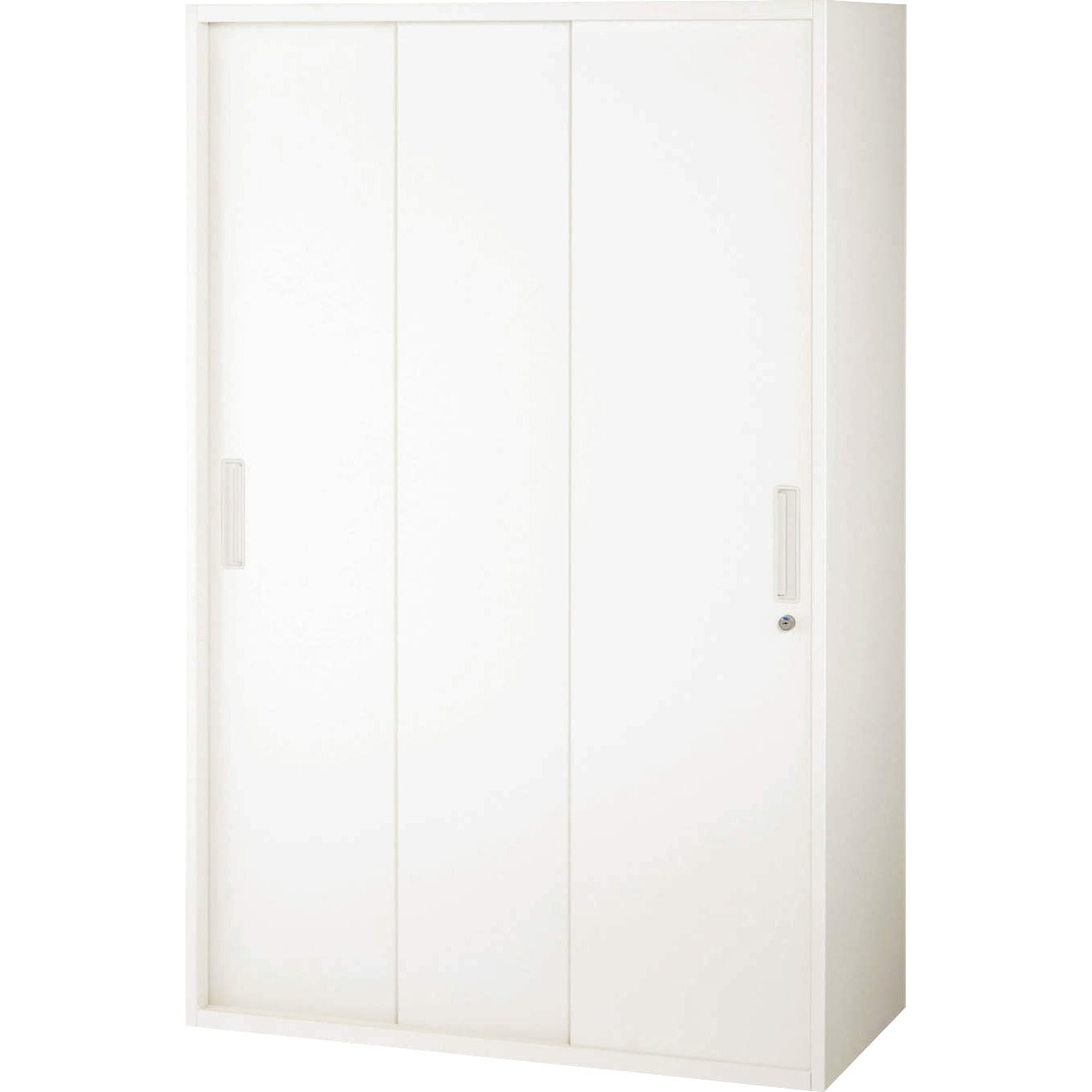 XW-14TS オフィスユニット LION (ライオン事務器) ホワイト色 下置専用 鍵付・棚板3枚付仕様 幅900mm奥行450mm高さ1400mm  XW-14TS