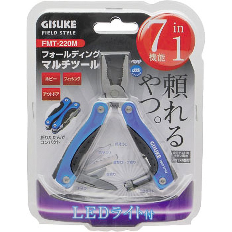 FMT-220M FIELD STYLE フォールディング マルチツール 1個