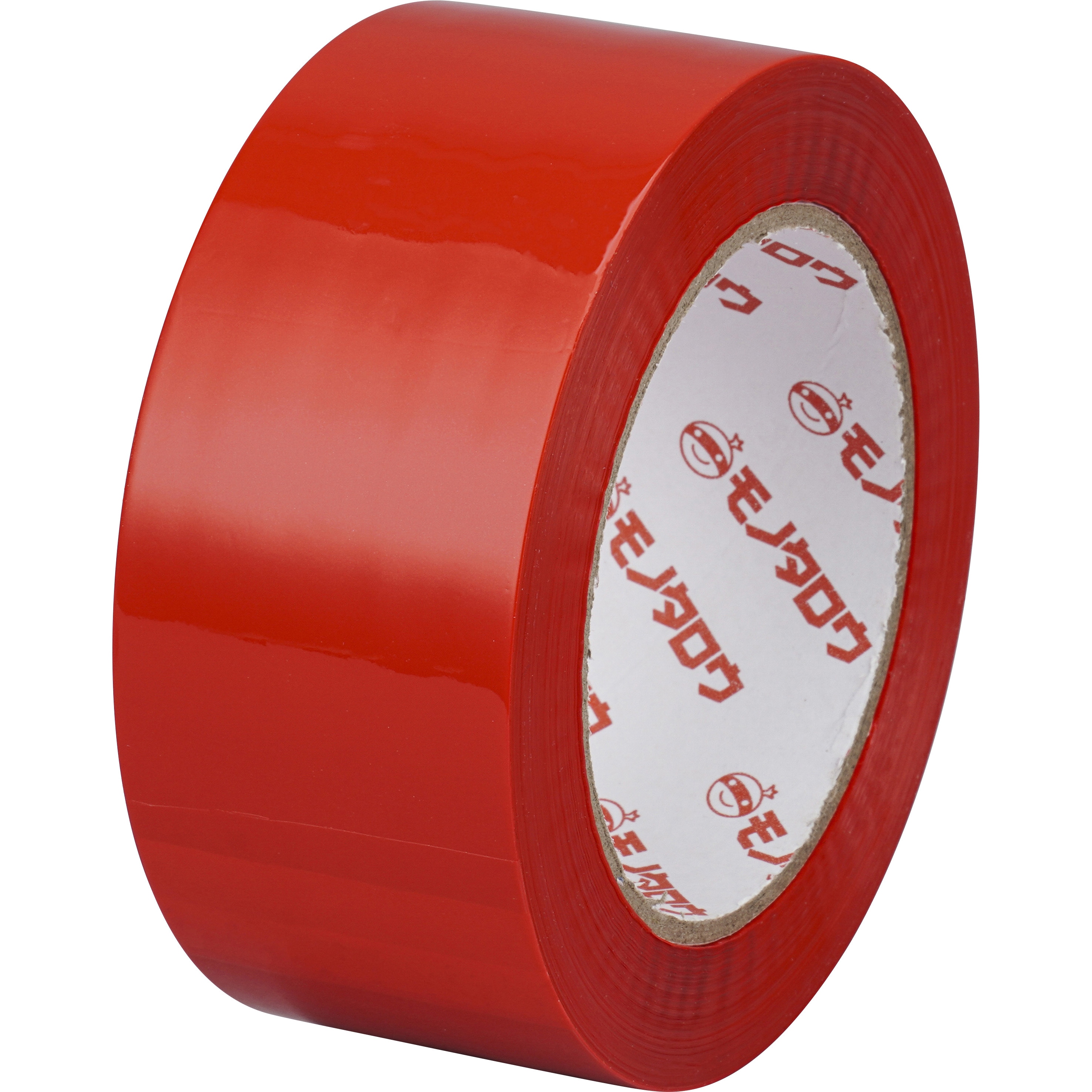 キングアルファ OPPテープ レッド CL-4852 48mm×100m カラーOPPテープ 100m巻 モノタロウ アクリル系 赤色 幅48mm 1巻