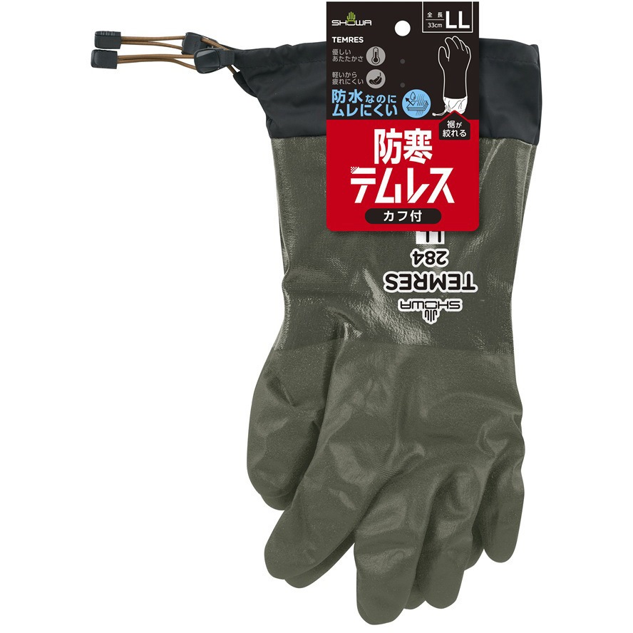 284 防寒テムレス カフ SHOWA(ショーワグローブ) サイズLL 【通販