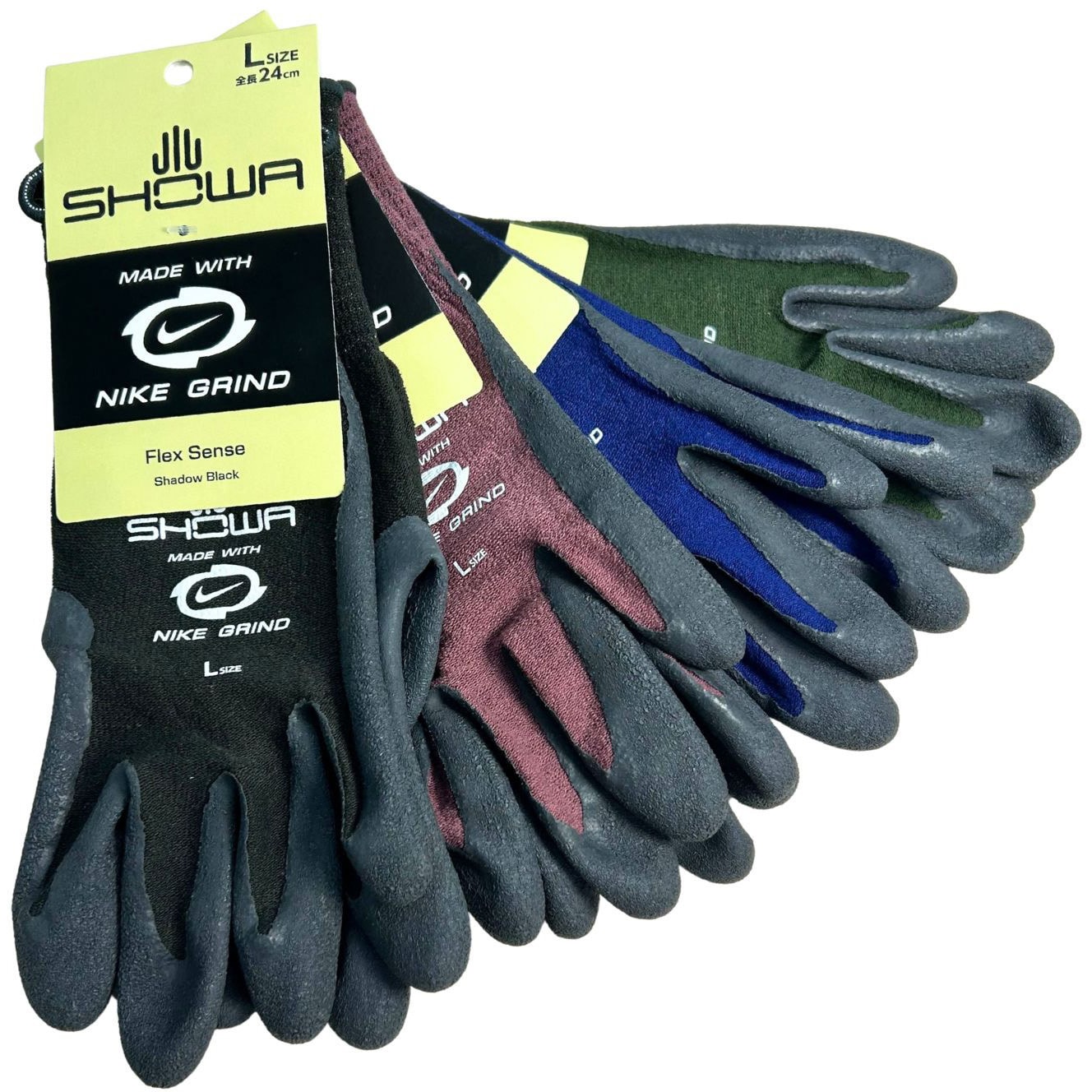 321 NIKE GRIND Flex Sense SHOWA(ショーワグローブ) ブラック色
