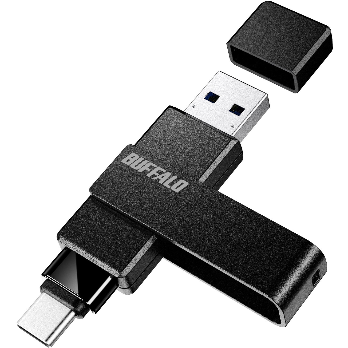 BUFFALO バッファロー USBメモリー 32GB 黒色 RUF3-HSVB32G 15倍