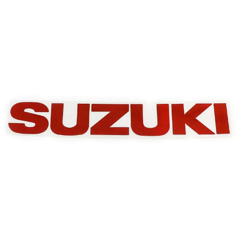 SUZUKI バイクタンク凹みエンブレム 赤