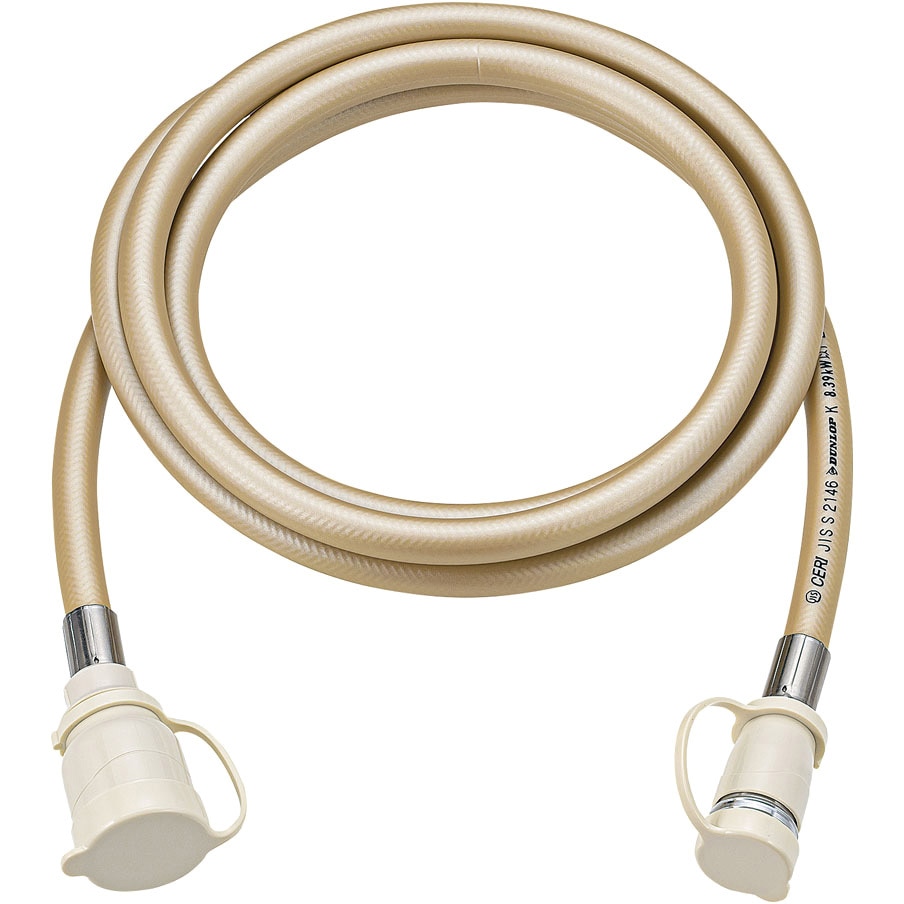 ガスコード(多重シールタイプ)都市ガス・LPガス兼用 2m DUNLOP