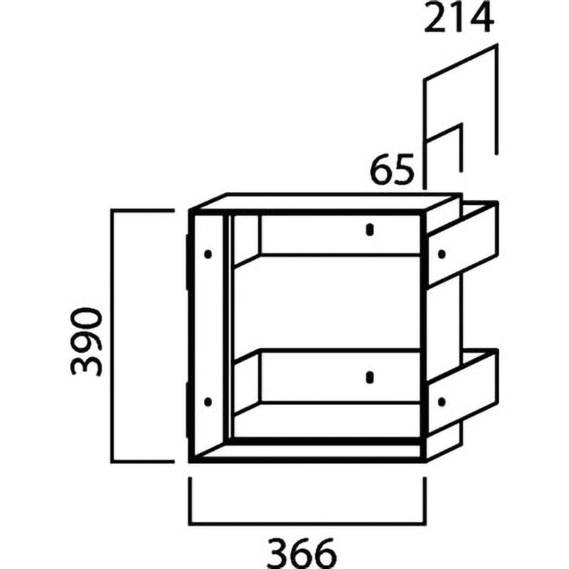 BRN-UAB-3 消火器ケース ブラケット 1台 UNION(ユニオン) 【通販モノタロウ】